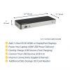 StarTech.com USB C Dock - Dual Monitor HDMI & DisplayPort 4K 30Hz - USB Type-C Laptop Docking Station 60W Power Delivery, SD, 4 - Image 11