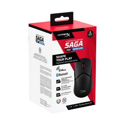HyperX Pulsefire Saga Pro Wireless Gaming Mouse (Black) - Image 13