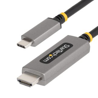 StarTech.com 10ft (3m) USB-C to HDMI Adapter Cable, 8K 60Hz, 4K 144Hz, HDR10, USB Type-C to HDMI 2.1 Video Converter Cable, USB-