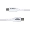 StarTech.com 3ft (1m) USB-A to USB-C Charging Cable, Charge & Sync, 3A, USB 2.0, TPE Jacket - White USB Charging Cord - Image 5