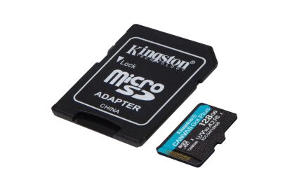 Kingston Technology 128GB microSDXC Canvas Go Plus Gen4 200MB/s A2 U3 V30 Card + Adapter - Image 2