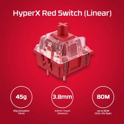 HyperX Alloy Origins Core PBT HX Blue - Mechanical Gaming Keyboard - Image 3