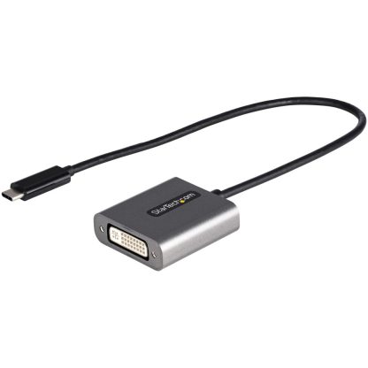 StarTech.com USB C to DVI Adapter - 1920x1200p USB-C to DVI-D Adapter Dongle - USB Type C to DVI Display/Monitor - Video Conver