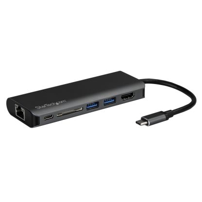 StarTech.com USB C Multiport Adapter, Portable USB-C Dock to 4K HDMI, 2-pt USB 3.0 Hub, SD/SDHC, GbE, 60W PD Pass-Through - USB - Image 11