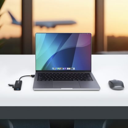 StarTech.com 4-Port USB-C Hub, 5Gbps, USB-C to 4x USB-A, Bus Powered, Small Travel Mini Hub, Multi-Port USB 3.0 Splitter, Porta - Image 7