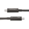 StarTech.com 6ft (2m) Active Thunderbolt 4 Cable, 40Gbps, 100W Power Delivery, 4K/8K Video, Intel-Certified Thunderbolt Cable - - Image 3