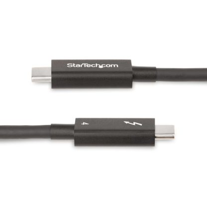 StarTech.com 6ft (2m) Active Thunderbolt 4 Cable, 40Gbps, 100W Power Delivery, 4K/8K Video, Intel-Certified Thunderbolt Cable - - Image 3