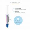 StarTech.com Thermal Paste, Metal Oxide Compound, Re-sealable Syringe (1.5g), CPU Heat Sink Thermal Grease Paste - Image 4