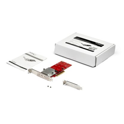 StarTech.com Dual M.2 PCIe SSD Adapter Card - x8 / x16 Dual NVMe or AHCI M.2 SSD to PCI Express 3.0 - M.2 NGFF PCIe (M-Key) Comp - Image 3