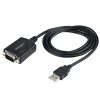 StarTech.com 3ft (1m) USB to Serial Cable with COM Port Retention, DB9 Male RS232 to USB Converter, USB to Serial Adapter for P - Image 4