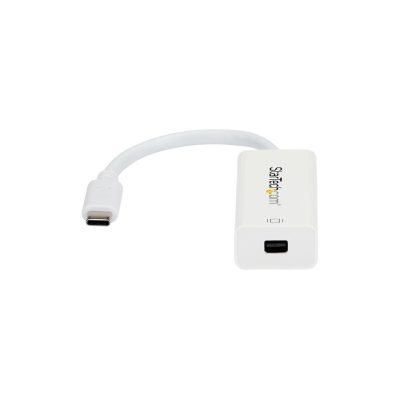StarTech.com USB-C to Mini DisplayPort Adapter - 4K 60Hz - White - USB 3.1 Type-C to Mini DP Adapter - Upgraded Version is CDP2 - Image 4