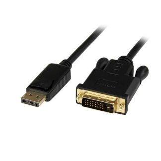 StarTech.com 3ft (1m) DisplayPort to DVI Cable - 1080p Video - Active DisplayPort to DVI Adapter Cable - DisplayPort to DVI-D C
