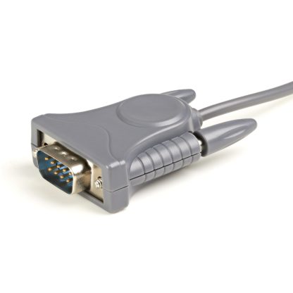 StarTech.com 3ft (91cm) 1-Port USB to Serial Cable, DB9/DB25 RS232 to USB Converter, Prolific, USB to Serial Adapter - Image 4