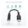 StarTech.com 5in (12.7cm) USB-C to 3.5mm TRRS Headphone/Headset Jack Audio Adapter, USB Type-C Aux Dongle, 32-bit DAC, Supports - Image 7