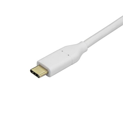 StarTech.com USB-C to Mini DisplayPort Adapter - 4K 60Hz - White - USB 3.1 Type-C to Mini DP Adapter - Upgraded Version is CDP2 - Image 3