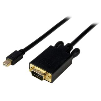StarTech.com 3ft (1m) Mini DisplayPort to VGA Cable - Active Mini DP to VGA Adapter Cable - 1080p Video - mDP 1.2 or Thunderbolt