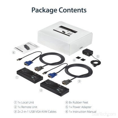 StarTech.com USB VGA KVM Console Extender over CAT5 UTP (500 ft) - Image 6