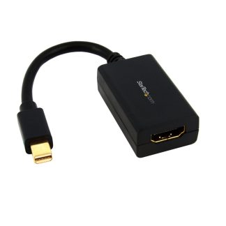StarTech.com Mini DisplayPort to HDMI Adapter - mDP to HDMI Video Converter - 1080p - Mini DP or Thunderbolt 1/2 Mac/PC to HDMI