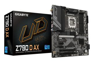 GIGABYTE Z790 D AX Motherboard - Supports Intel Core 14th Gen CPUs, 12+1+1 Phases Digital VRM, up to 7600MHz DDR5 (OC), 3xPCIe 4