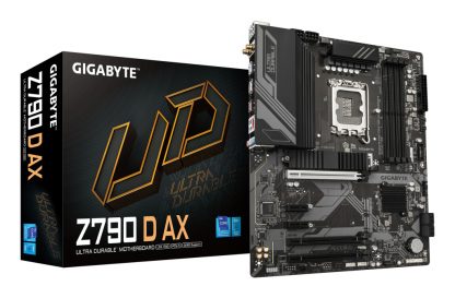 GIGABYTE Z790 D AX Motherboard - Supports Intel Core 14th Gen CPUs, 12+1+1 Phases Digital VRM, up to 7600MHz DDR5 (OC), 3xPCIe