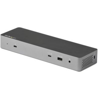 StarTech.com USB C Docking Station for Macbook Pro/Air-M1/M2/M3/M4, Thunderbolt Compatible, HDMI/DisplayPort, Dual 4K 60Hz/Singl