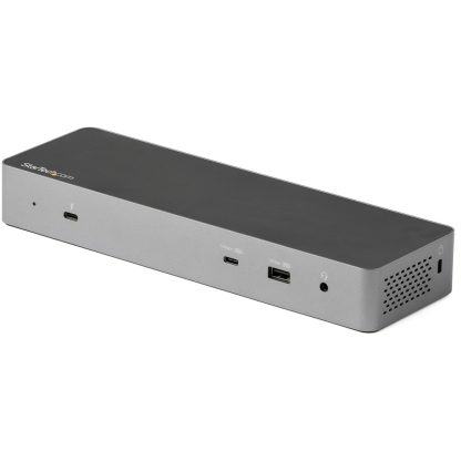 StarTech.com USB C Docking Station for Macbook Pro/Air-M1/M2/M3/M4, Thunderbolt Compatible, HDMI/DisplayPort, Dual 4K 60Hz/Singl