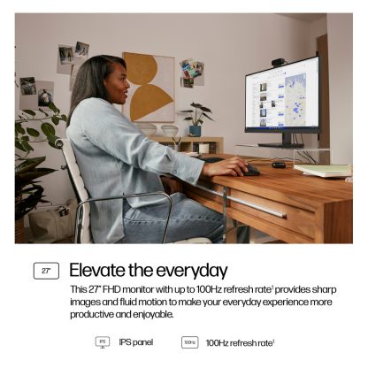 HP Series 3 Pro 27 inch FHD Monitor - 327pf - Image 6