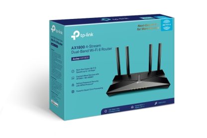 TP-Link Archer AX1800 wireless router Gigabit Ethernet Dual-band (2.4 GHz / 5 GHz) Black - Image 3
