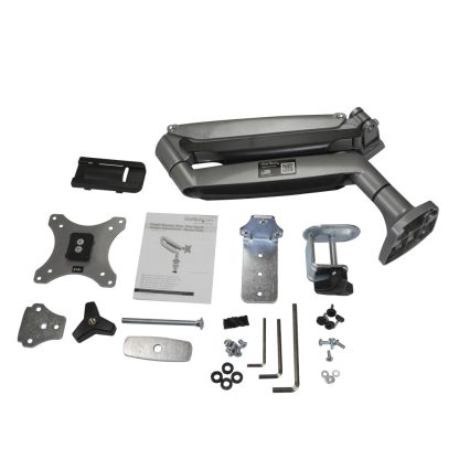 StarTech.com Desk Mount Monitor Arm - Heavy Duty Ergonomic VESA Monitor Arm - Single 9kg Display - Full Motion, Height Adjustab - Image 11