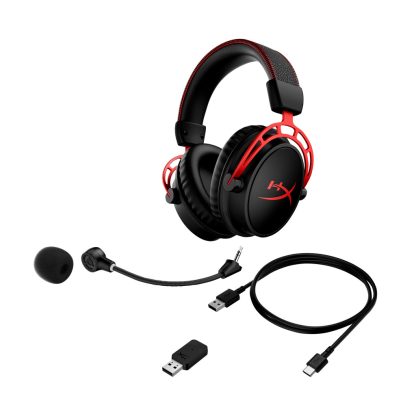 HyperX Cloud Alpha Wireless RED GAM HEADSET - Image 9