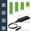 StarTech.com M.2 SSD Enclosure for M.2 SATA SSDs - USB 3.1 (10Gbps) with USB-C Cable - Image 6