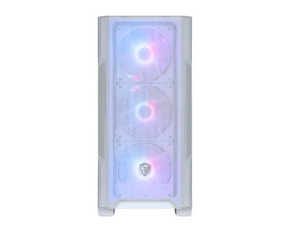 MSI MAG Forge M100R Midi Tower Transparent, White - Image 2