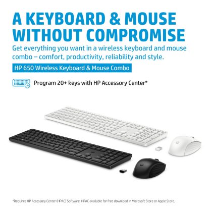 HP 650 Wireless Keyboard and Mouse Combo - Image 10
