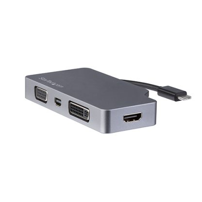 StarTech.com USB C Multiport Video Adapter with HDMI, VGA, Mini DisplayPort or DVI - USB Type C Monitor Adapter to HDMI 1.4 or - Image 6