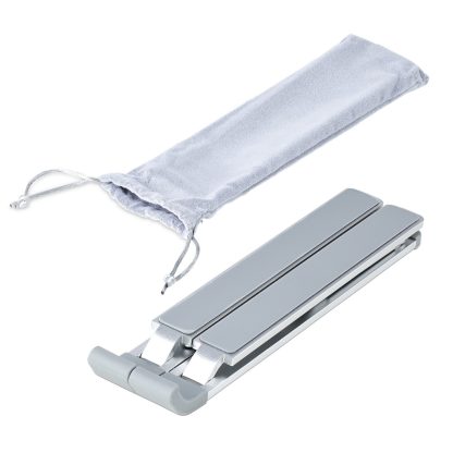 StarTech.com Foldable Laptop Riser Stand, Portable Height Adjustable Ergonomic Laptop Stand, Ventilated Aluminum Frame Supports - Image 16