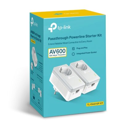 TP-Link Passthrough Powerline 600 Starter Kit, 1 Port - Image 2