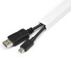 StarTech.com Solid Cable Management Raceway with Adhesive Tape & Cover, 3/4"(19mm)W x 3/8"(11mm)H - 3ft(1m) length, PVC Network - Image 4