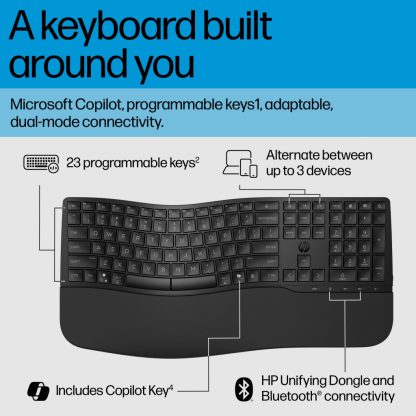 HP 685 Comfort Dual-Mode Keyboard - Image 9