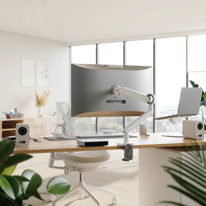 ALOGIC C32GMA1 monitor mount / stand 88.9 cm (35") Desk White - Image 3