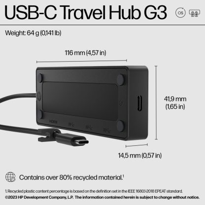 HP USB-C Travel Hub G3 - Image 14