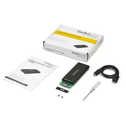 StarTech.com M.2 SSD Enclosure for M.2 SATA SSDs - USB 3.1 (10Gbps) with USB-C Cable - Image 5