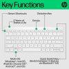 HP 350 WHT Compact Multi-Device Keyboard - Image 15