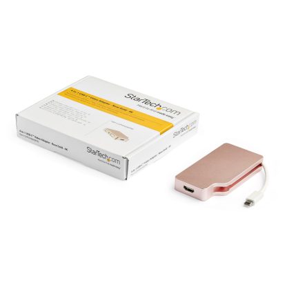 StarTech.com USB C Multiport Video Adapter with HDMI, VGA, Mini DisplayPort or DVI - USB Type C Monitor Adapter to HDMI 1.4 or - Image 7