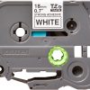Brother TZE-S241 label-making tape Black on white TZ - Image 2