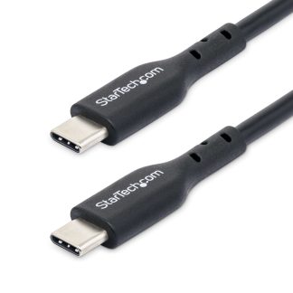 StarTech.com 3m (9.8ft) USB-C Charging Cable, USB C Cable, USB 2.0 Type-C Laptop Charger Cord, 60W 3A Power Delivery, TPE Jacke