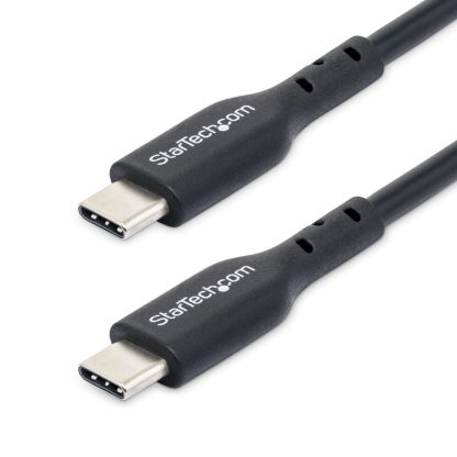 StarTech.com 3m (9.8ft) USB-C Charging Cable, USB C Cable, USB 2.0 Type-C Laptop Charger Cord, 60W 3A Power Delivery, TPE Jacke