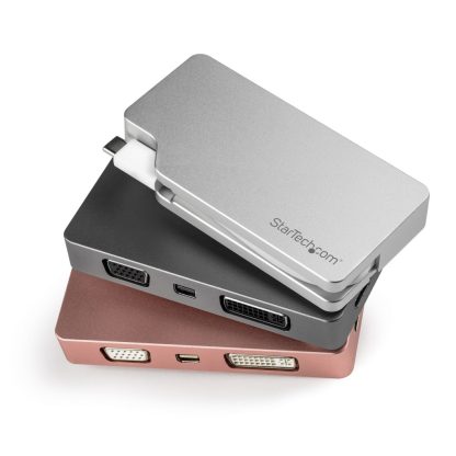 StarTech.com USB C Multiport Video Adapter with HDMI, VGA, Mini DisplayPort or DVI - USB Type C Monitor Adapter to HDMI 1.4 or - Image 13