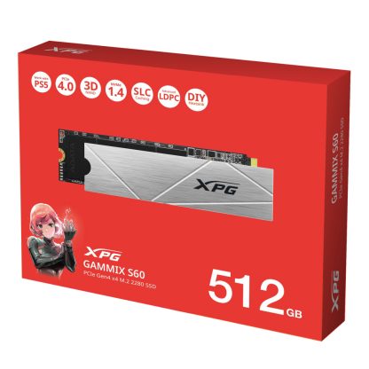 ADATA GAMMIX S60 512 GB M.2 PCI Express 4.0 NVMe 3D NAND - Image 8