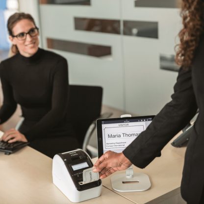 Brother QL-820NWBVMXX1 label printer Direct thermal Colour 300 x 600 DPI 176 mm/sec Wired & Wireless Ethernet LAN DK Wi-Fi Bluet - Image 2