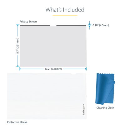 StarTech.com 15-inch MacBook Air 2023 Laptop Privacy Screen, Removable and Reversible Anti-Glare Privacy Filter, Magnetic Laptop - Image 13
